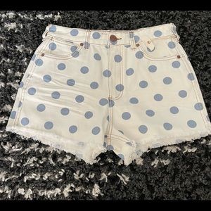 Billabong Wrangler polka dot shorts
